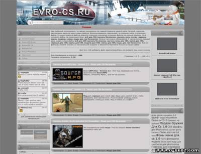 Evro-CS шаблон для uCoz