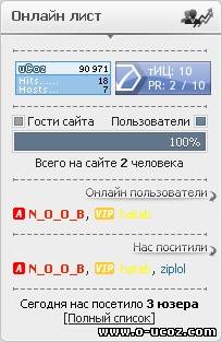 Скрипт статистика (Интересная сборка)