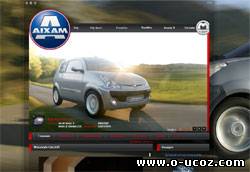 Автомобильный шаблон для uCoz