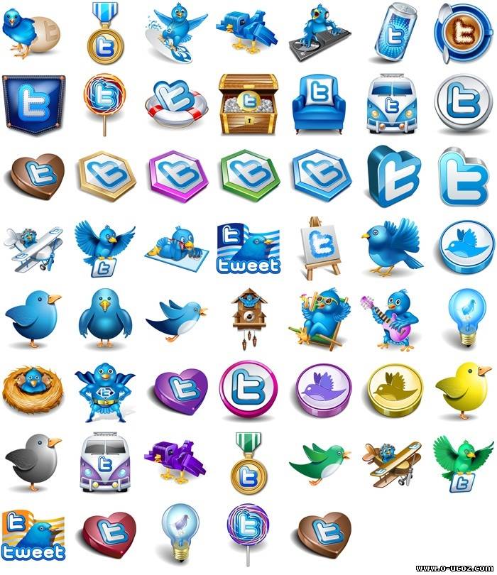 ИКОНКИ TWITTER - СКАЧАТЬ
