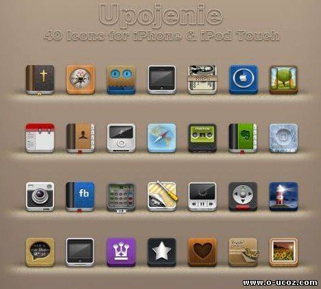 UPOJENIE IPHONE ICONS - СКАЧАТЬ